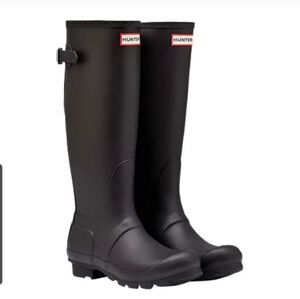 Original tall Hunter boots black size 8.5